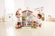 Hape Duży Drewniany domek dla lalek z wyposażeniem 1