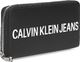 Calvin Klein Calvin Klein Jeans Sculpted Logo Large Zip Around - Portfel Damski - K60K605266 001 Uni 1