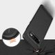 Hurtel Carbon Case elastyczne etui pokrowiec Samsung Galaxy S10 Plus czarny uniwersalny 10