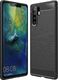 Hurtel Carbon Case elastyczne etui pokrowiec Huawei P30 Pro czarny uniwersalny 1