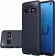 Hurtel Carbon Case elastyczne etui pokrowiec Samsung Galaxy S10 niebieski uniwersalny 1