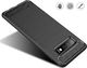 Hurtel Carbon Case elastyczne etui pokrowiec Samsung Galaxy S10 niebieski uniwersalny 3