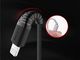 Kabel USB Rock Space USB-A - USB-C + microUSB + Lightning 1.2 m Czarny (334) 6