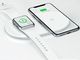 Ładowarka Baseus Smart 2in1 indukcyjna QI iPhone Apple Watch Biała 6