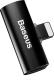 Adapter USB Baseus L46 Lightning - Lightning x2 Czarny  (BRA008293) 1