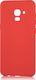 GSM City ETUI SILICONE CASE IPHONE 7 8 PLUS CZERWONY WYCIĘCIE NA LOGO standard 1