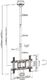 Maclean Uchwyt sufitowy MC-803 23'' - 100'' 2