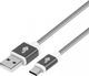Kabel USB TB Print USB-A - USB-C 1.5 m Szary (AKTBXKUCSBA150S) 1