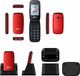 Telefon komórkowy Maxcom MM817 Dual SIM Czarno-czerwony 3