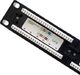 Qoltec Patch panel 24 porty | kat.6 UTP | Czarny 3
