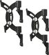 B-Tech Uchwyty ścienne do głośnika z regulacją Tilt & Swivel czarne (BT1/B) 1