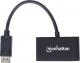 Adapter AV Manhattan DisplayPort - HDMI - D-Sub (VGA) czarny (152587) 4