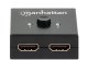 Manhattan 2-Portowy Dwukierunkowy Przełącznik HDMI 2x1 lub 1x2 4K*30Hz (207850) 2