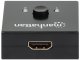 Manhattan 2-Portowy Dwukierunkowy Przełącznik HDMI 2x1 lub 1x2 4K*30Hz (207850) 4