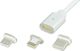 Kabel USB Acurel Magnetyczny 3w1 iPhone USB-C MicroUSB uniwersalny 3