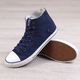 Big Star Buty męskie wysokie granatowe r. 43 (INT1088C) 2