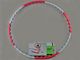 SMJ sport Hula-Hop z kulkami Anion 1 czerwone 105cm 3