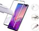 Futerał Carbon Samsung Galaxy S10 czarny + szkło hartowane 3D do pokrowców uniwersalny 7