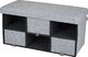 Urban Outdoor Pufa z 3 szufladami Barnet uniwersalny 2