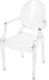 D2 Design Krzesło Royal inspirowane Louis Ghost uniwersalny 2
