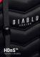 Fotel Diablo Chairs X-RAY King Size XL Czarno-Czerwony 5