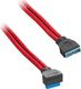 CableMod USB 19 pin - USB 19 pin, 0.5m, Czerwony (CM-CAB-RIU3-50KR-R) 2