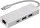 HUB USB Hama 1x RJ-45 1x USB-C  + 2x USB-A  (001357570000) 1