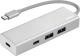 HUB USB Hama 1x USB-C 1x USB-C PD  + 2x USB-A 3.0 (001357550000) 2