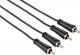 Kabel Hama RCA (Cinch) x2 - RCA (Cinch) x2 5m czarny (001222740000) 1