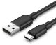 Kabel USB Ugreen USB-A - USB-C 1.5 m Czarny (60117) 1