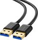 Kabel USB Ugreen USB-A - USB-A 2 m Czarny (10371) 2