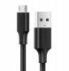 Kabel USB Ugreen USB-A - microUSB 1.5 m Czarny (60137) 1