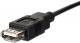 Kabel USB NetRack USB A/A 0.1m, Czarny (201-01) 1