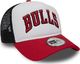New Era Czapka Chicago Bulls Colour Block a Frame Trucker biało-czerwona r. uniwersalny (11871270) 2