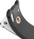 Baseus Baseus Bear Silicone Case silikonowe etui pokrowiec ze smyczą na nadgarstek iPhone XR czarny (WIAPIPH61-BE01) uniwersalny 6