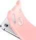 Baseus Baseus Bear Silicone Case silikonowe etui pokrowiec ze smyczą na nadgarstek iPhone XR różowy (WIAPIPH61-BE04) uniwersalny 6