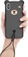Baseus Baseus Bear Silicone Case silikonowe etui pokrowiec ze smyczą na nadgarstek iPhone XS Max czarny (WIAPIPH65-BE01) uniwersalny 4
