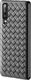 Baseus Baseus BV Weaving Case designerskie żelowe etui pokrowiec Huawei P30 czarny (WIHWP30-BV01) uniwersalny 1