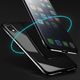 Baseus Baseus Touchable Case żelowe etui futerał z panelem ze szkła hartowanego iPhone XR czarny (WIAPIPH61-TS01) uniwersalny 8