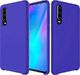 Hurtel Silicone Case elastyczne silikonowe etui pokrowiec Huawei P30 ciemnoniebieski uniwersalny 1