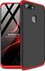 Hurtel 360 Protection etui na całą obudowę przód + tył Oppo AX7 czarno-czerwony uniwersalny 1