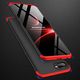 Hurtel 360 Protection etui na całą obudowę przód + tył Oppo AX7 czarno-czerwony uniwersalny 3