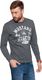 Mustang Bluza męska Logo Sweatshirt szara r. S (1007641 4151) 3