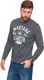 Mustang Bluza męska Logo Sweatshirt szara r. S (1007641 4151) 4