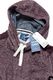Tom Tailor Bluza męska Plated Hoddy bordowa r. XL (3019805.00.10 5474) 4