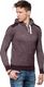 Tom Tailor Bluza męska Plated Hoddy bordowa r. XL (3019805.00.10 5474) 6
