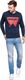 Wrangler Bluza męska Logo Crew Navy r. XXL (W6614HY35) 7