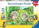 Ravensburger Puzzle 2x24 elementy - Słodkie misie koala i pandy 1