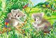 Ravensburger Puzzle 2x24 elementy - Słodkie misie koala i pandy 1