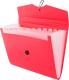 D.Rect Teczka A4 12 przegródek czerwona 2